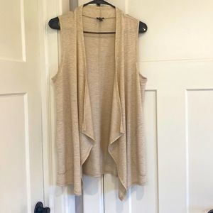 Cable & Gauge Sleeveless Cardigan